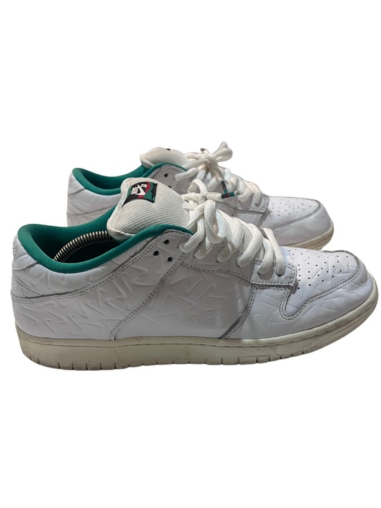 Nike SB Dunk Low Ben-G CU3846-100 White Lucid Green Men\'s Size 12 Pre-Owned main image 4